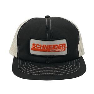 Vintage Swingster Schneider National Snapback Mesh‎ Back Trucker Hat
